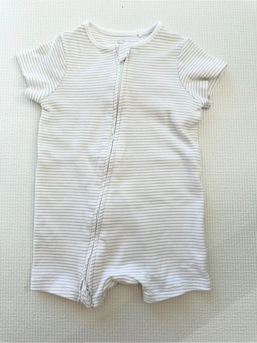 A set of 3 shortie rompers